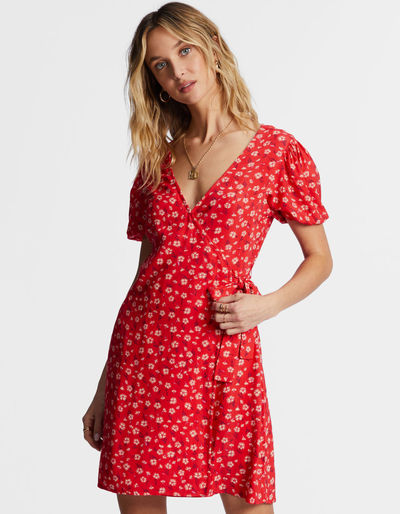 BILLABONG Hot Tropics Womens Mini Wrap Dress image number 0