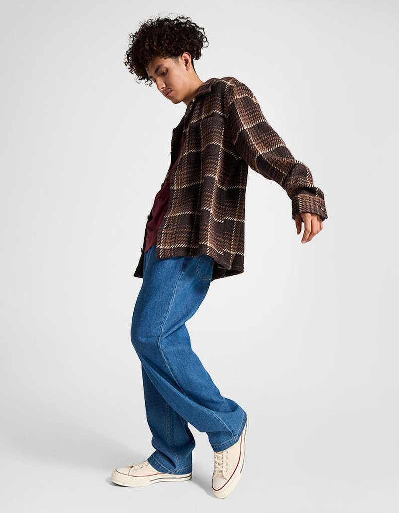 CONVERSE Open Hem Mens Baggy Denim Pants image number 5