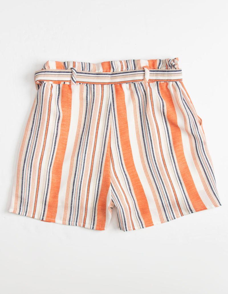 FOR ALL SEASONS Stripe Paperbag Girls Shorts image number 1