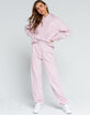 CHAMPION Boyfriend Reverse Weave Womens Light Pink Sweatpants image number 5