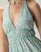RSQ Womens Ditsy Halter Babydoll Dress image number 2