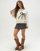 RSQ Womens Bow Sweater image number 2