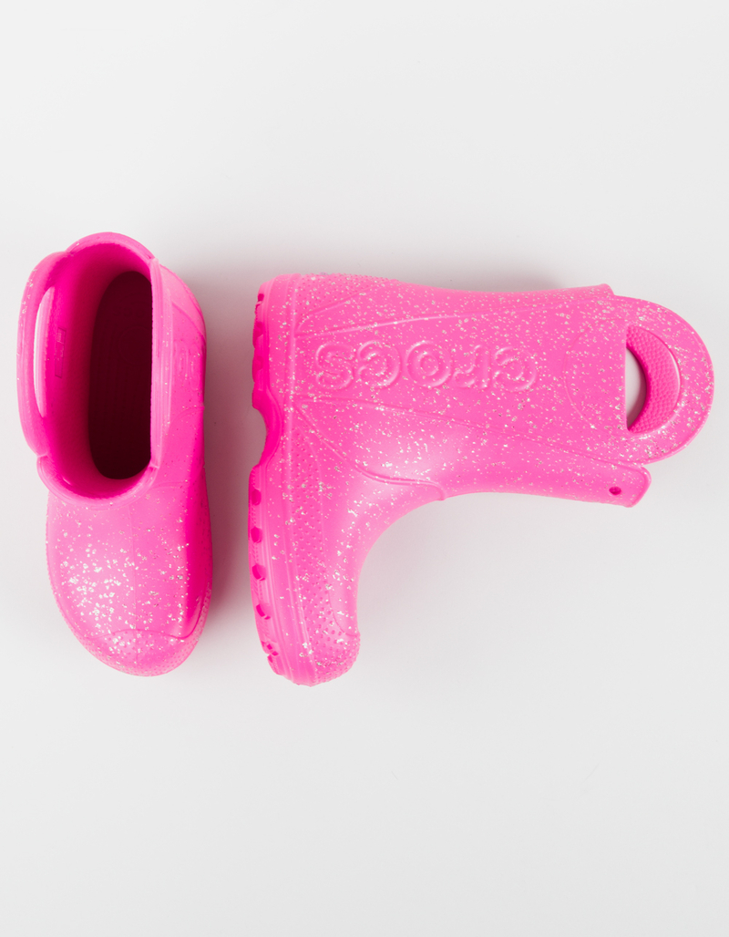 CROCS Handle It Glitter Girls Rain Boots image number 4