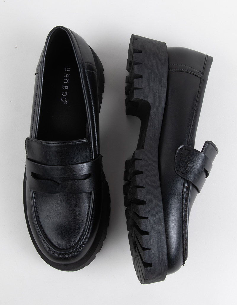BAMBOO Hitch Womens Platform Loafers image number 5