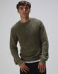 RSQ Mens Washed Crewneck Sweater image number 3