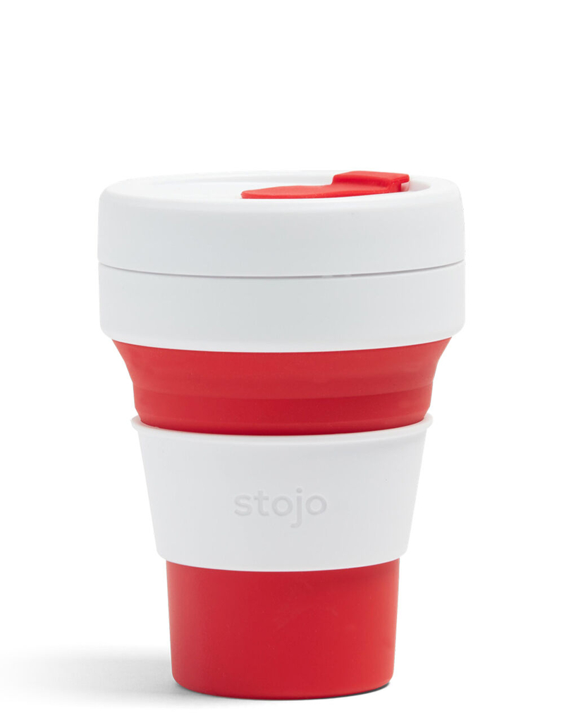 STOJO 12oz Red Collapsible Cup image number 0