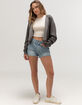 HURLEY Outsider Womens Crop Zip-Up Hoodie image number 4