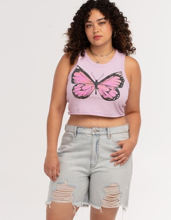 RSQ Womens Boyfriend Shorts Alternative Image