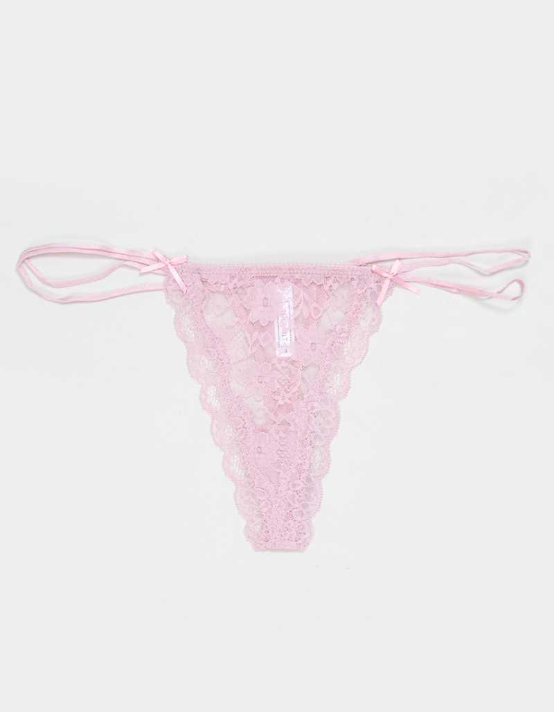 FULL TILT Double Strap Lace Thong image number 0