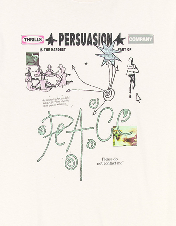 THRILLS Peace Persuasion Mens Oversized Tee Alternative Image