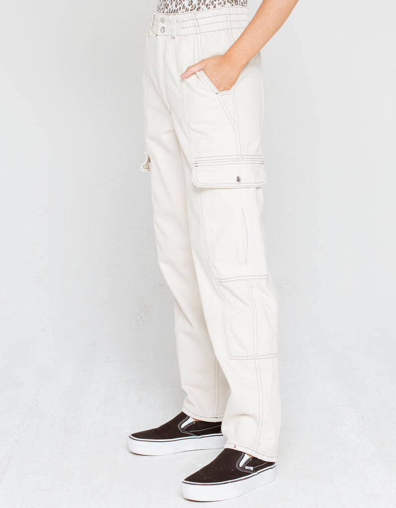 BDG Urban Outfitters Blain Womens Ivory Skate Jeans image number 2