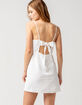 SKY AND SPARROW Eyelet Open Back Slip Dress image number 2