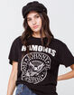 MERCH TRAFFIC Ramones Crest Womens Tee image number 1