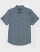 BRIXTON Coastal Print Stripe Mens Button Up Shirt image number 1