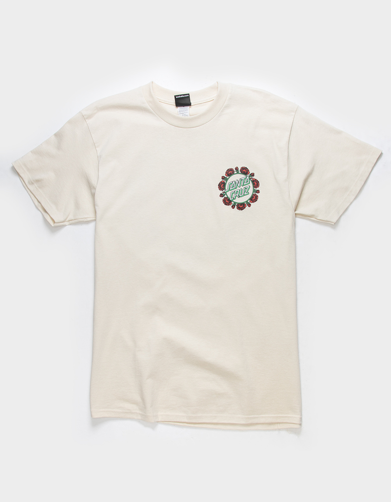 SANTA CRUZ Ring Rose Dot Mens Tee image number 1