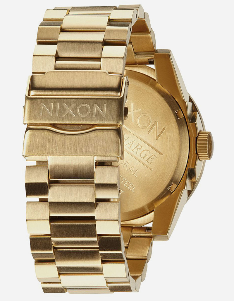 NIXON Corporal SS Black & Gold Watch image number 2