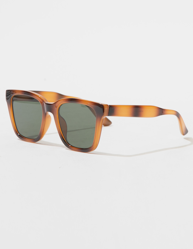 BLUE CROWN Oversized Plastic Square Sunglasses image number 0