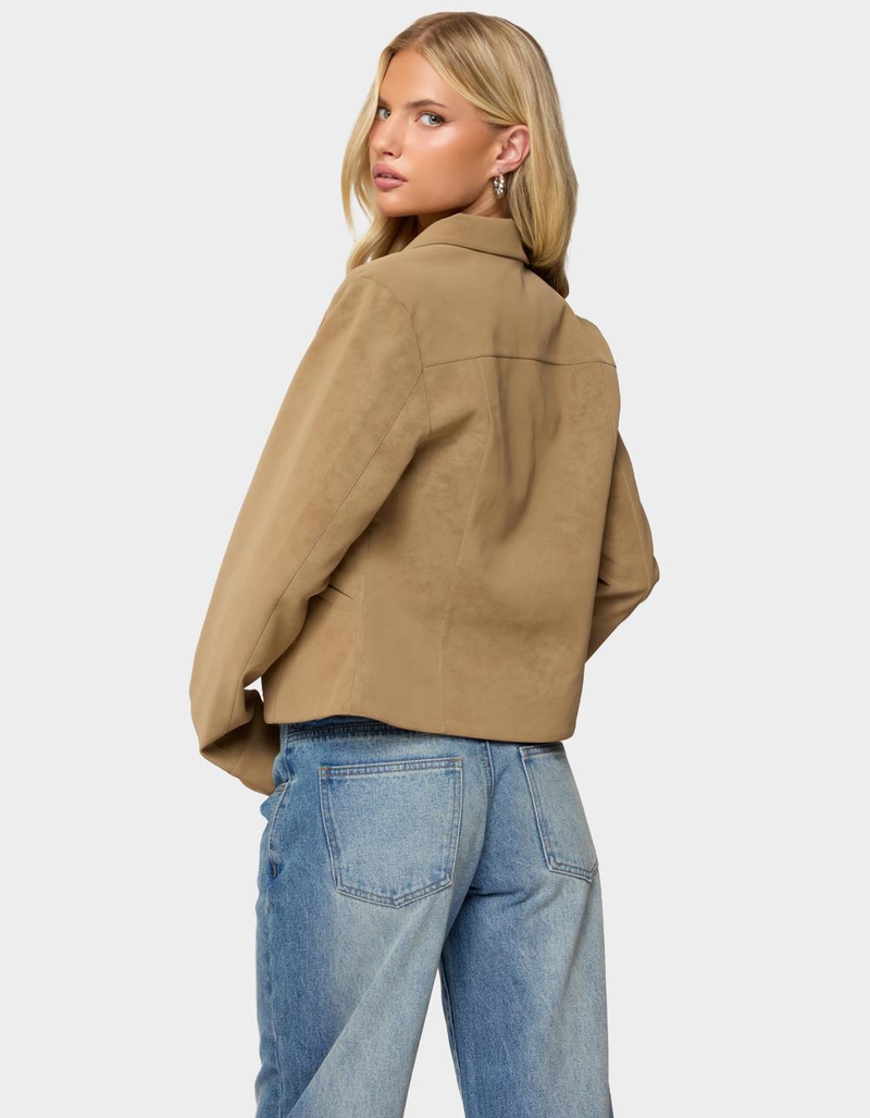 EDIKTED Cozette Faux Leather Jacket image number 2