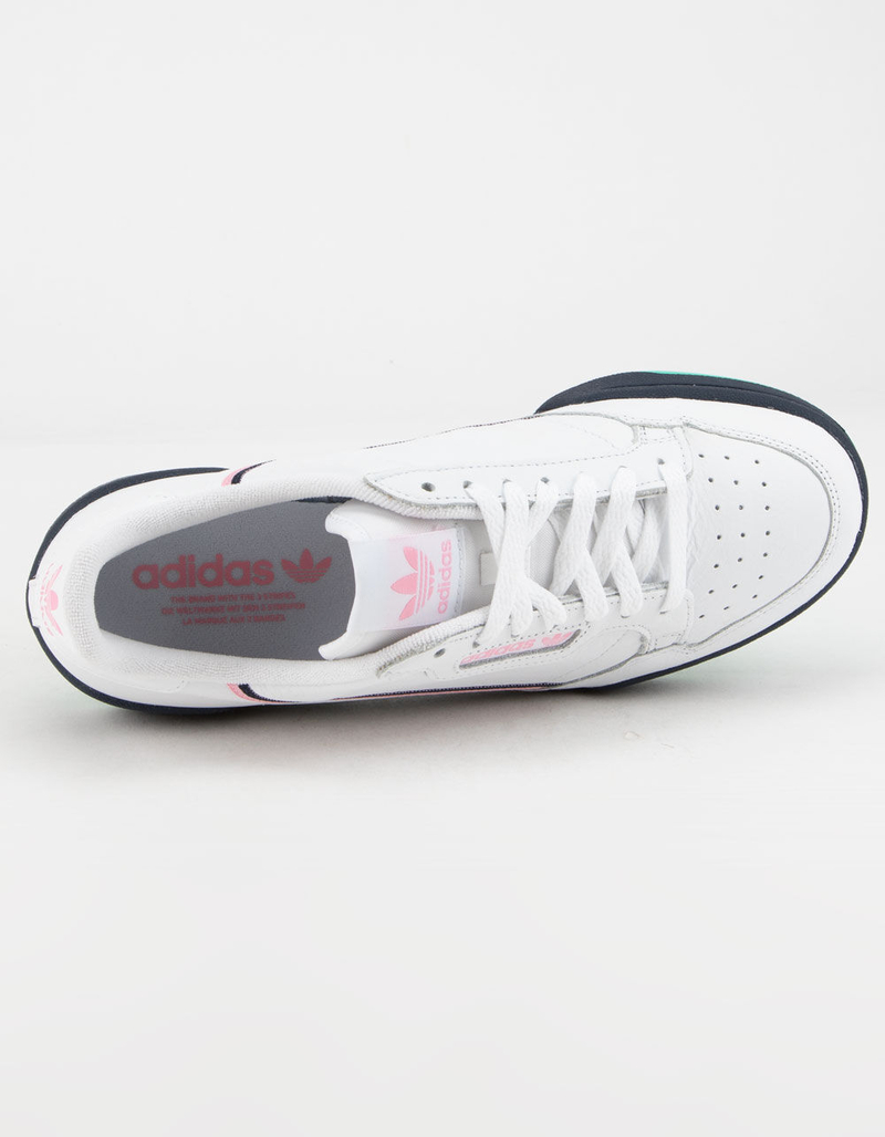 ADIDAS Continental 80 Future White & True Pink Womens Shoes image number 2
