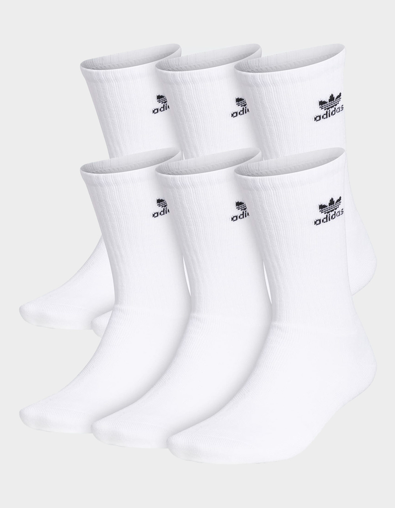 ADIDAS 6 Pack Originals Trefoil Mens Crew Socks image number 0