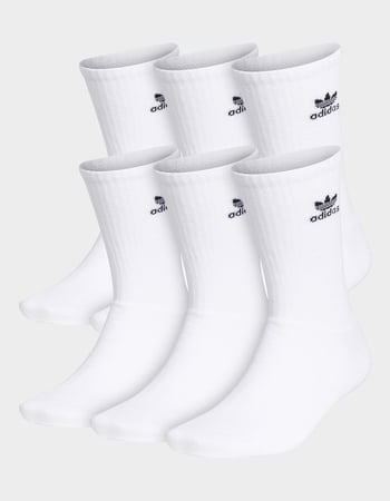 ADIDAS 6 Pack Originals Trefoil Mens Crew Socks Primary Image