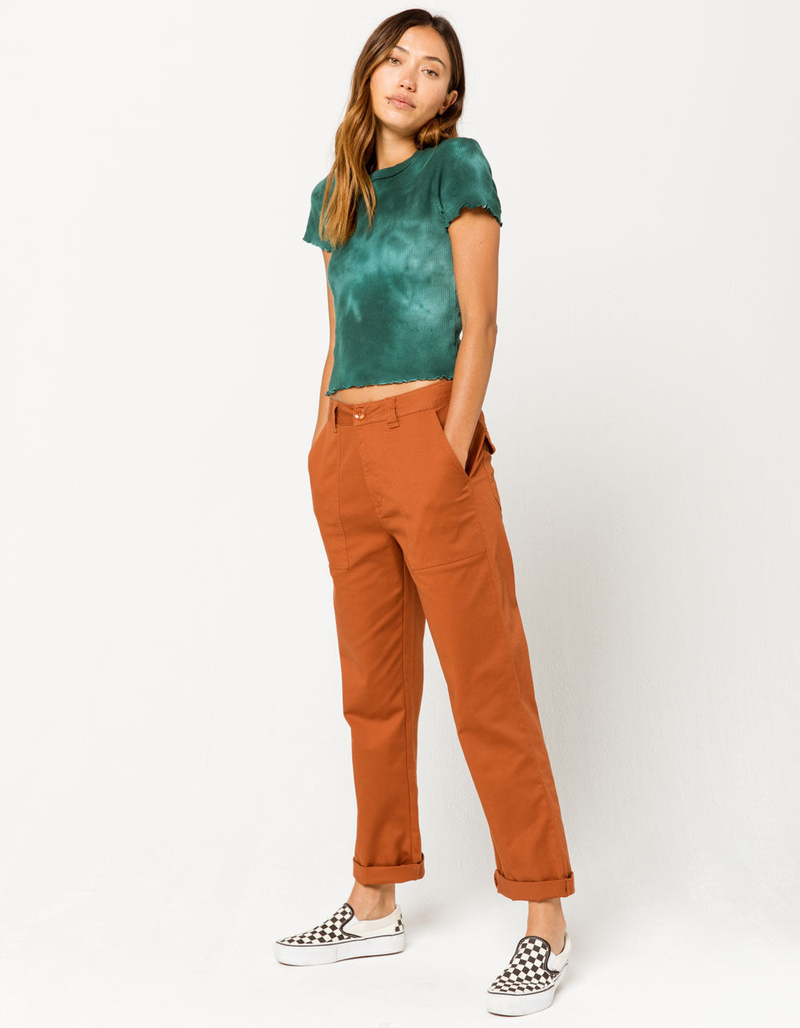 VOLCOM Frochickie Rust Womens Carpenter Pants image number 3