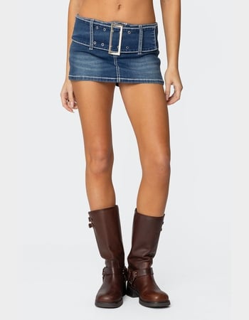EDIKTED Payson Wide Belted Mini Skort Primary Image