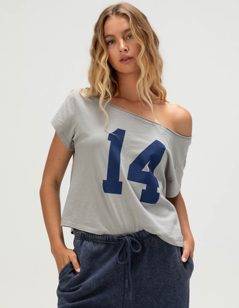 RSQ Womens Off The Shoulder 14 Tee Primary Image
