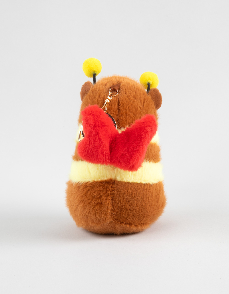 FULL TILT Capybara Bee Plush Bag Charm image number 3