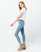 RSQ High Rise Ankle Medium Wash Womens Skinny Jeans image number 5
