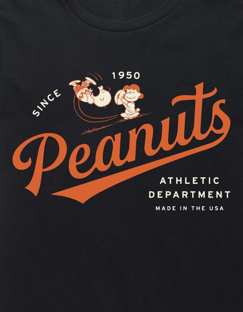 PEANUTS Athletic Department Unisex Kids Tee BLACK Tillys