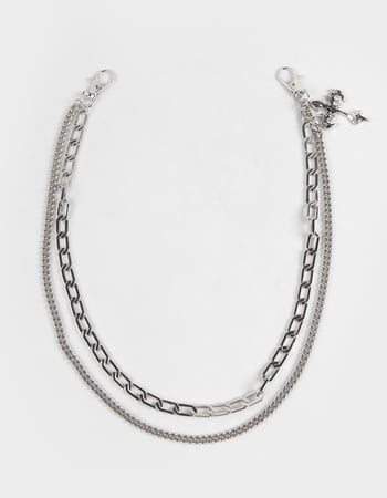 RSQ Mens Double Link Wallet Chain Alternative Image