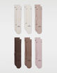 NIKE Everyday Elevated 6 Pack Crew Socks image number 2