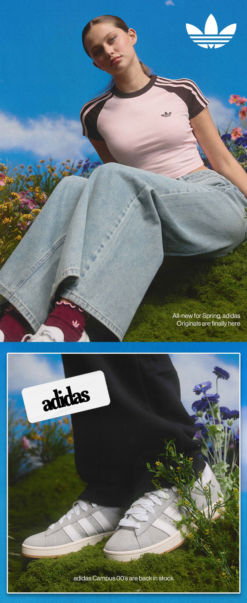 All-new Spring, adidas Originals are finally here adidas Campus 00's are back in stock