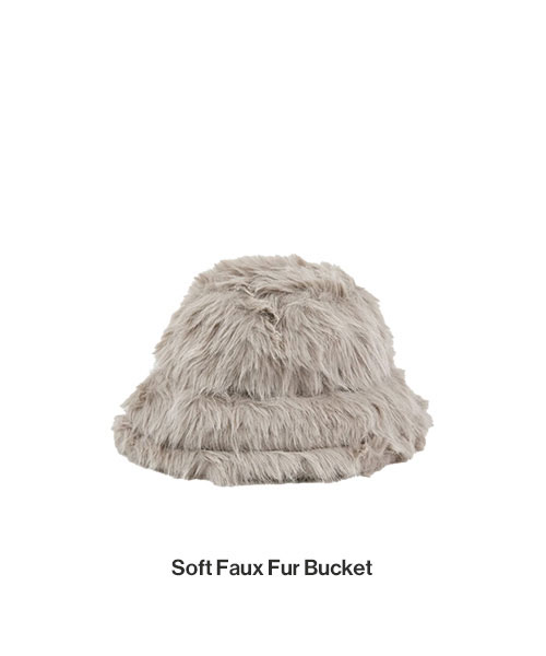 Soft Faux Fur Bucket