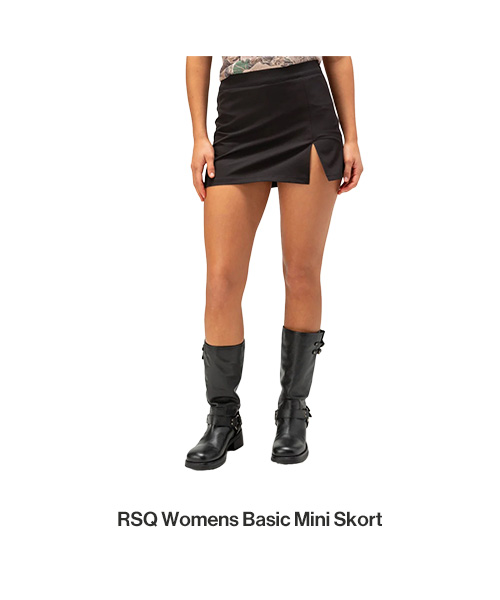 RSQ Womens Basic Mini Skort