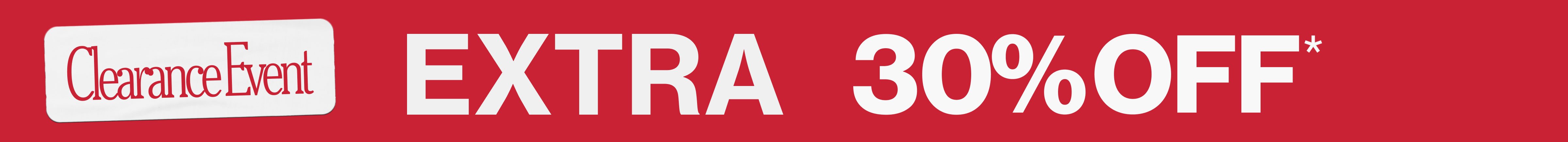 Clearance extra 30% OFF*