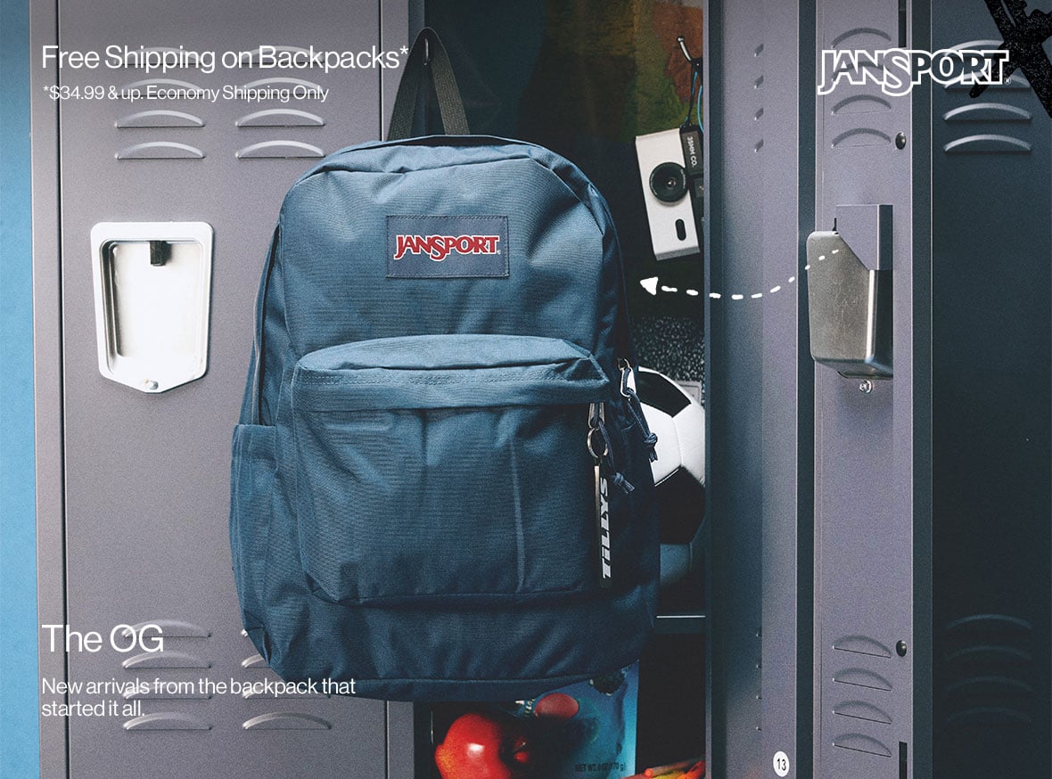 Free Shipping on Backpacks* *$34.99 & up. Economy Shipping Only The OG New arrivals from the backpack that started it all