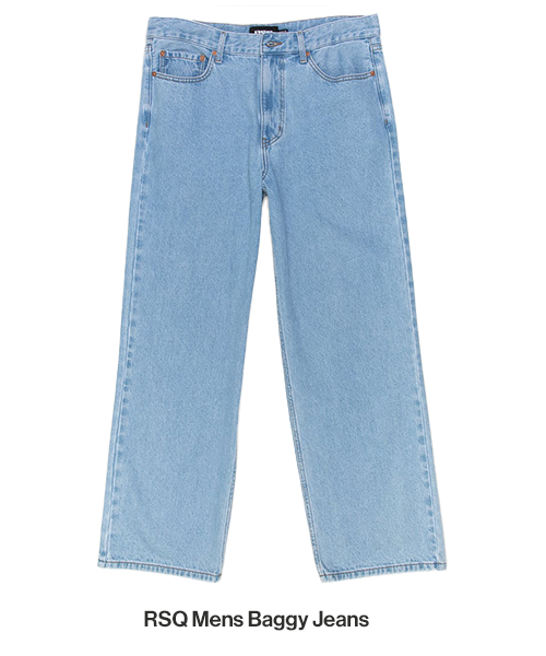RSQ Mens Baggy Jeans