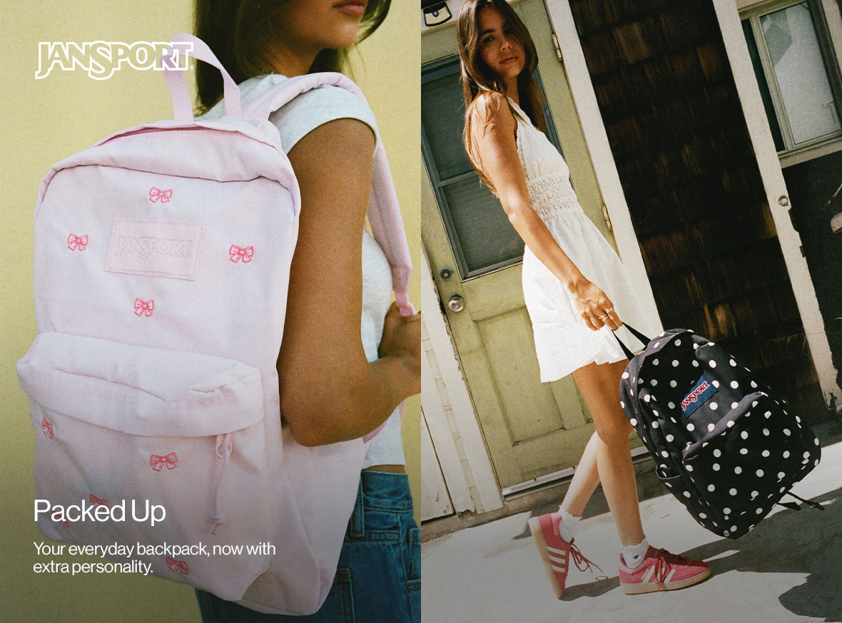Packed Up Your everyday backpack, now with extra personality.
