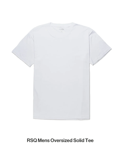 RSQ Mens Oversized Solid Tee