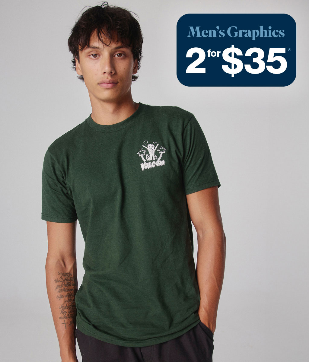 Men's Graphics 2 for $35*