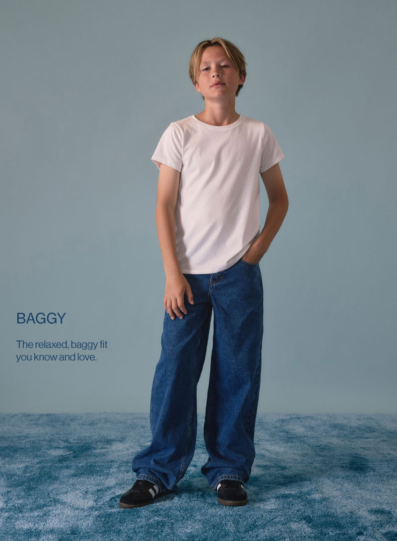 Baggy - The relaxed, baggy fit you know and love.