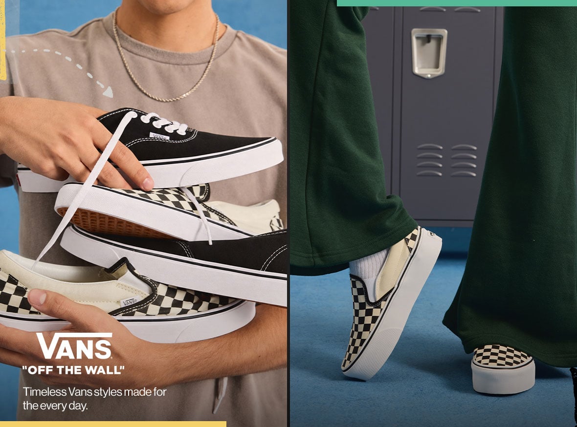 Vans Off the Wall Timeless Vans styles made for the every day