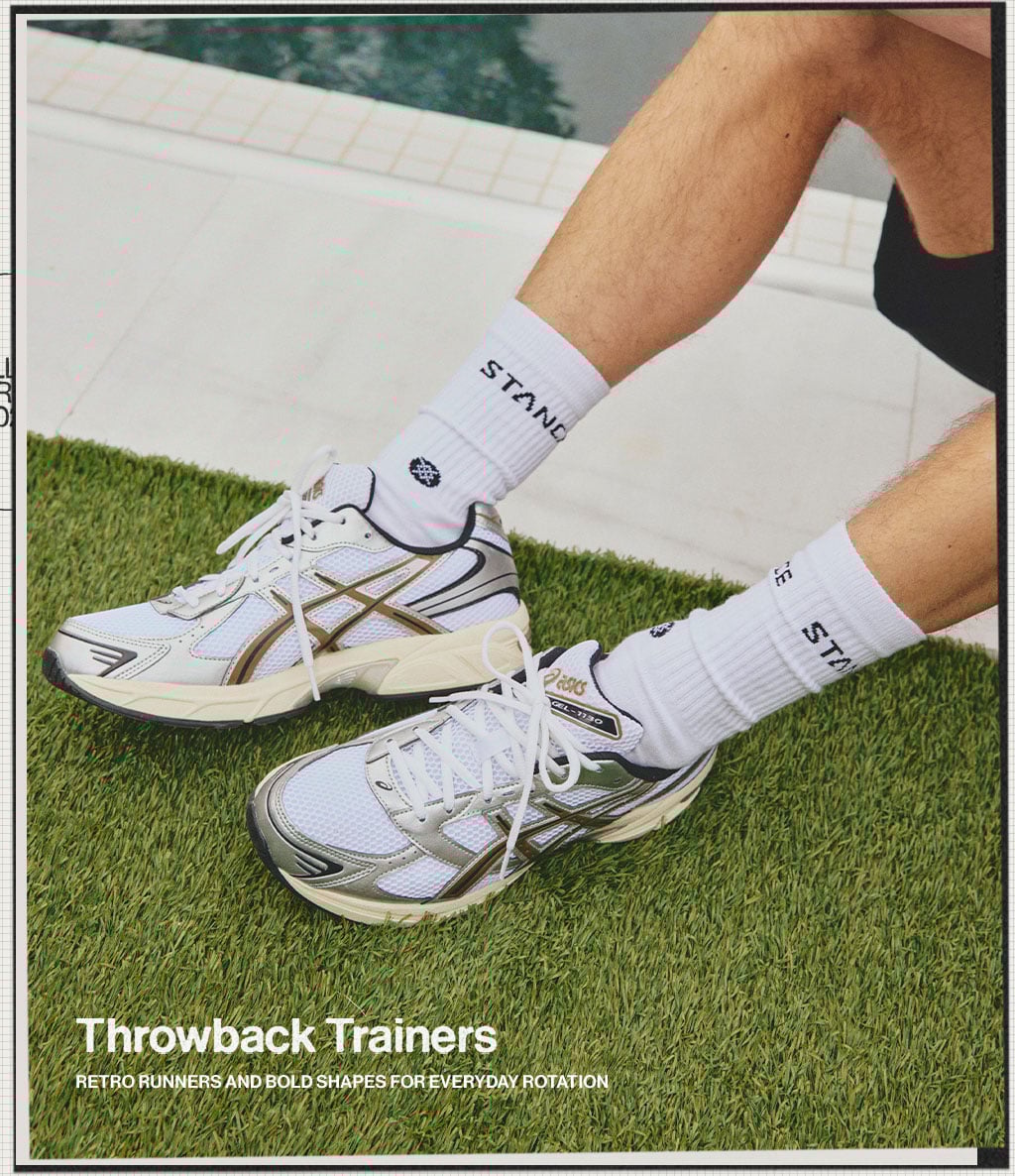 Throwback Trainers - Retro Runners and Bold Shapes for Everyday Rotation