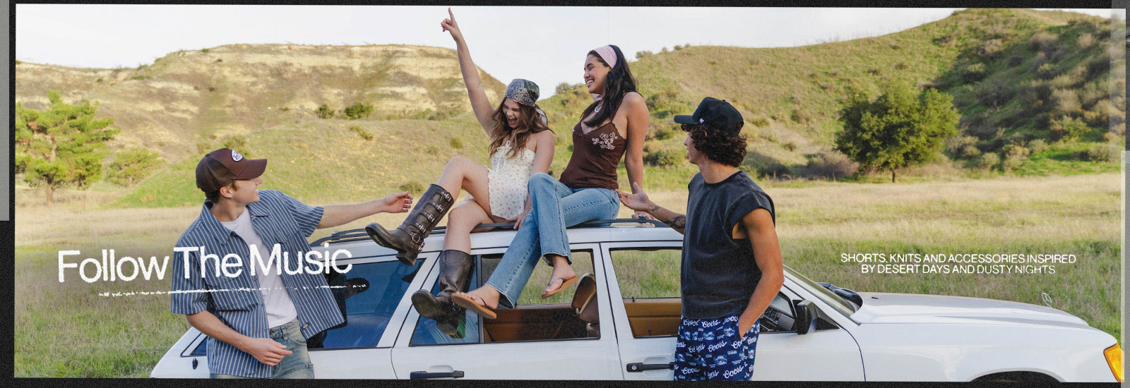Follow the Music - Shorts, Knits, and Accessories Inspired By Desert Days and Dusty Nights