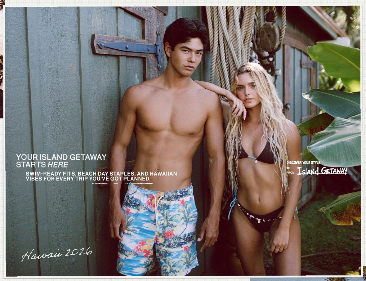 Swim-Ready Fits, Beach Day Staples, and Hawaiian Vibes for Every Trip You've Got Planned