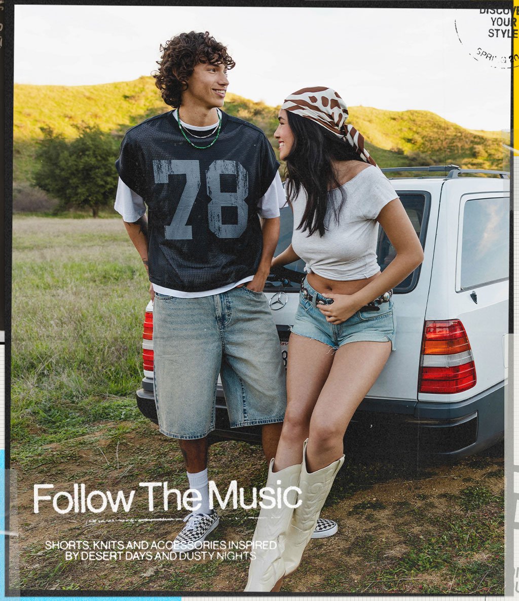 Follow The Music - Shorts, Knits, And Accessories Inspired by Desert Days and Dusty Nights