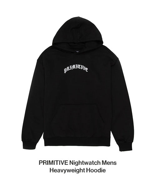 PRIMITIVE Nightwatch Mens Heavyweight Hoodies