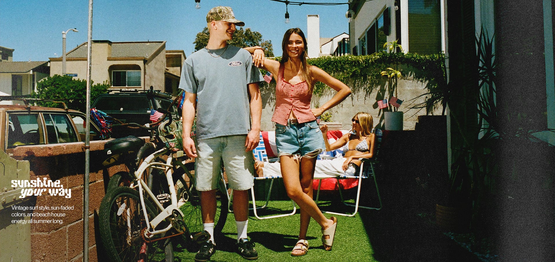 Sunshine your way Vintage surf style, sun-faded colors, and beach house energy all summer long.
